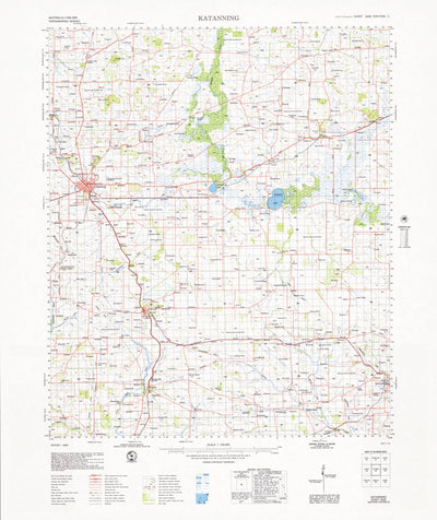 Geoscience Australia Katanning (2430) digital map