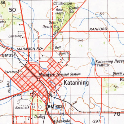 Geoscience Australia Katanning (2430) digital map