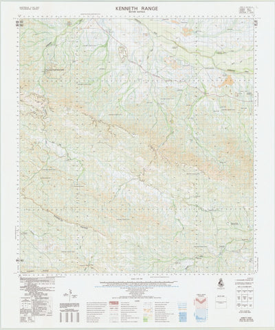 Geoscience Australia Kenneth Range (2350) digital map