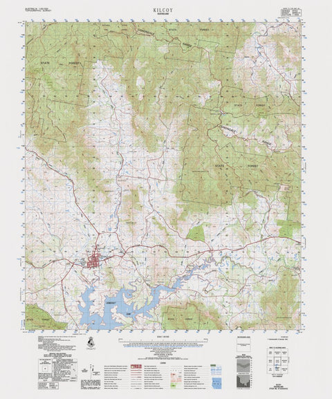 Geoscience Australia Kilcoy (9444-3) digital map