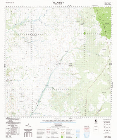 Geoscience Australia Killarney (5265) digital map