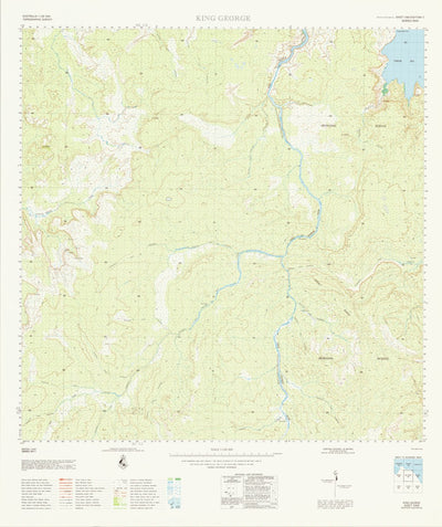 Geoscience Australia King George (4369) digital map