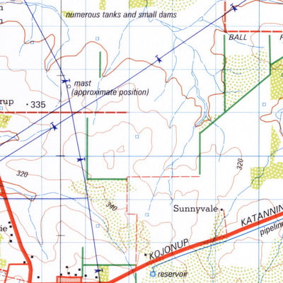 Geoscience Australia Kojonup (2330) digital map