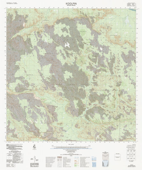 Geoscience Australia Koolpin (5471-3) digital map