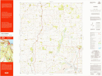 Geoscience Australia Koorda (2336) digital map