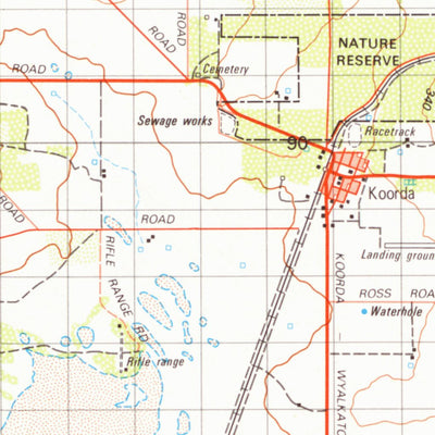 Geoscience Australia Koorda (2336) digital map