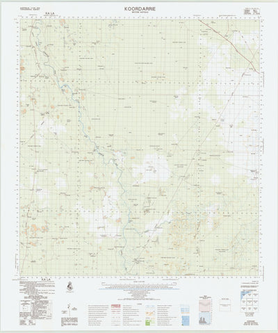 Geoscience Australia Koordarrie (1953) digital map