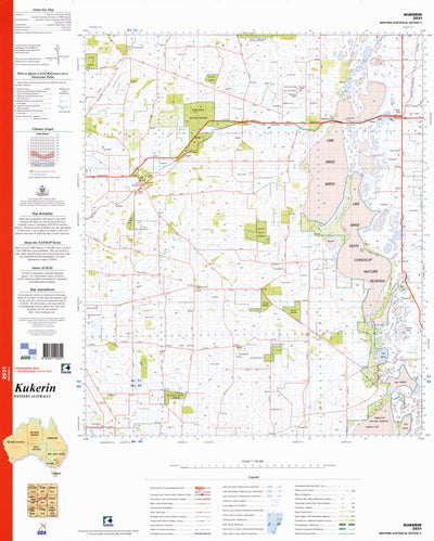 Geoscience Australia Kukerin (2531) digital map