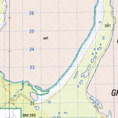 Geoscience Australia Kukerin (2531) digital map