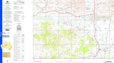 Geoscience Australia Kulgera SG53 - 05 digital map