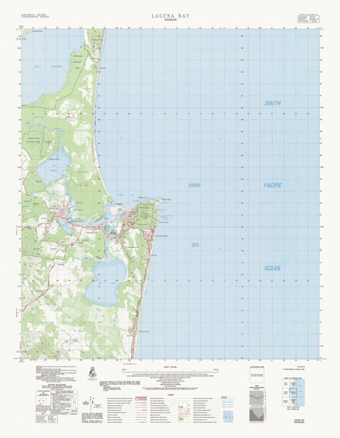 Geoscience Australia Laguna Bay (9545-3) digital map