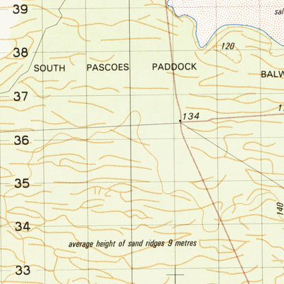 Geoscience Australia Lake Hart (6135) digital map