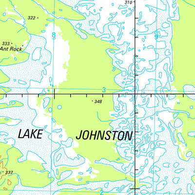 Geoscience Australia Lake Johnston SI51 - 01 digital map