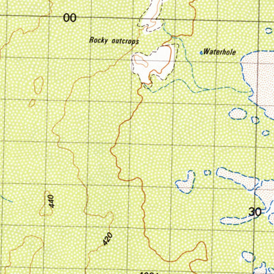 Geoscience Australia Lake Percy (2934) digital map