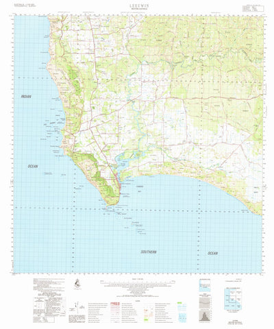 Leeuwin (1929) Map by Geoscience Australia | Avenza Maps