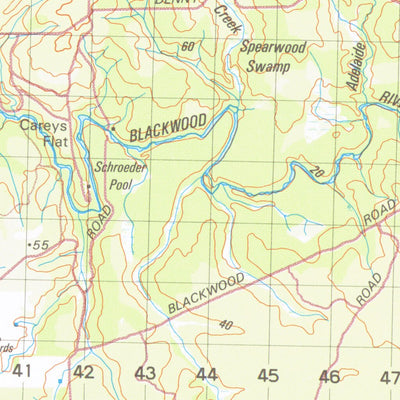 Geoscience Australia Leeuwin (1929) digital map