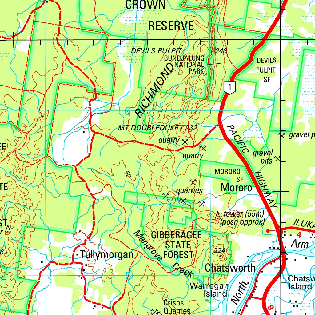 Lismore Special SH56 07 Map by Geoscience Australia Avenza Maps