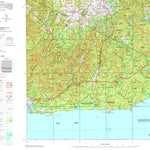 Geoscience Australia Mallacoota SJ55 - 08 digital map