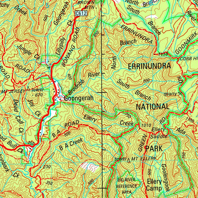 Geoscience Australia Mallacoota SJ55 - 08 digital map