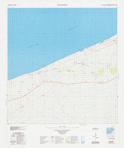 Geoscience Australia Mandora (3058) digital map