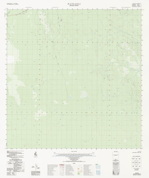 Geoscience Australia Mangarai (5567-1) digital map