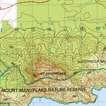 Geoscience Australia Manypeaks Special (2528) digital map