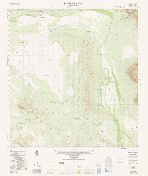 Geoscience Australia Marlathana (2453-2) digital map