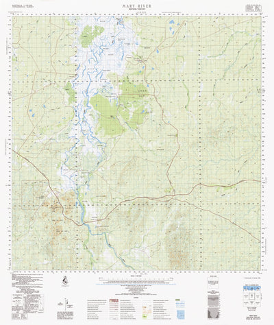Geoscience Australia Mary River (5272) digital map