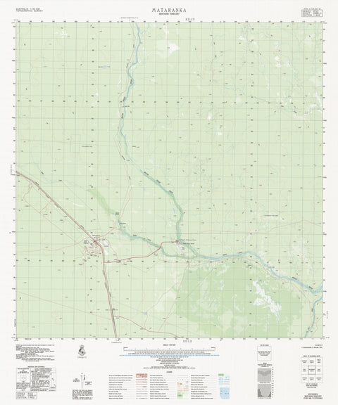 Geoscience Australia Mataranka (5568-3) digital map