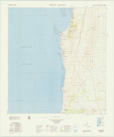 Geoscience Australia Mauds Landing (1651) digital map