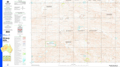 Geoscience Australia Mclarty Hills SE51 - 15 digital map