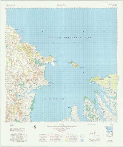 Geoscience Australia Medusa (4568) digital map