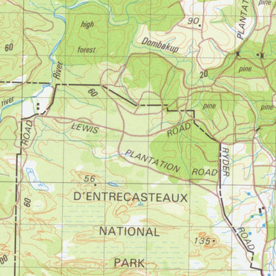 Geoscience Australia Meerup (2028) digital map