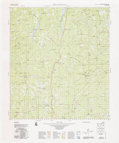 Geoscience Australia Melangata (2242) digital map