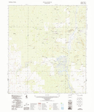 Geoscience Australia Mellenbye (2140) digital map