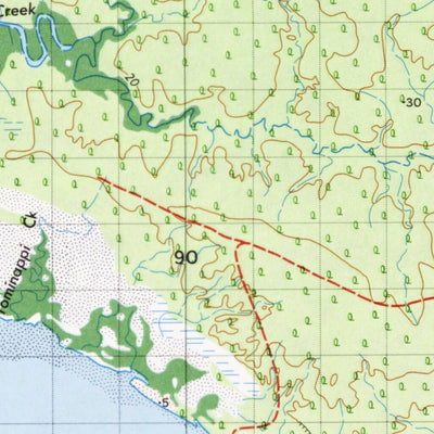 Geoscience Australia Melville (5074) digital map