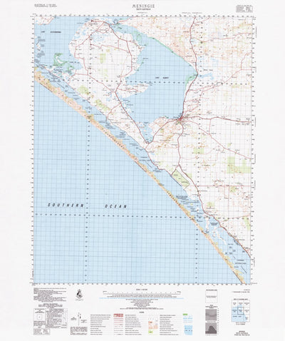 Geoscience Australia Meningie (6726) digital map
