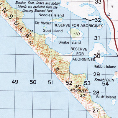 Geoscience Australia Meningie (6726) digital map