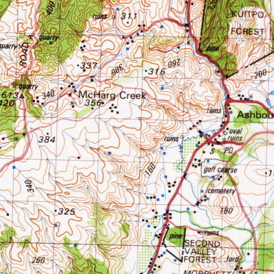 Geoscience Australia Milang (6627) digital map