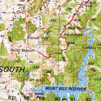 Geoscience Australia Milang (6627) digital map