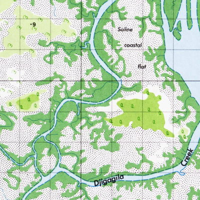 Geoscience Australia Milingimbi (5873) digital map