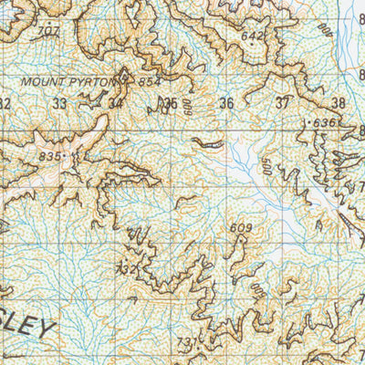 Geoscience Australia Millstream (2354) digital map