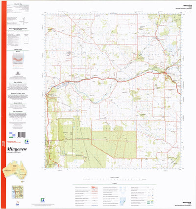 Geoscience Australia Mingenew (1939) digital map