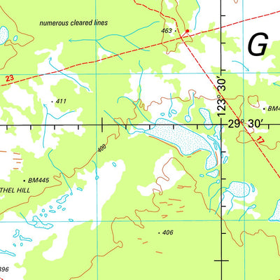 Geoscience Australia Minigwal SH51 - 07 digital map