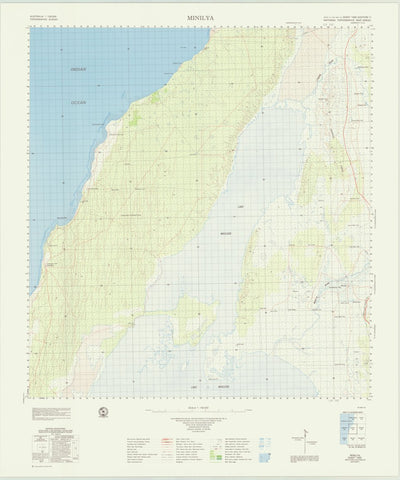 Geoscience Australia Minilya (1650) digital map