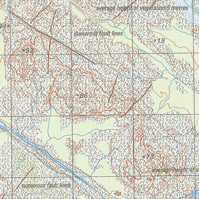 Geoscience Australia Mitchell River (4068-4) digital map