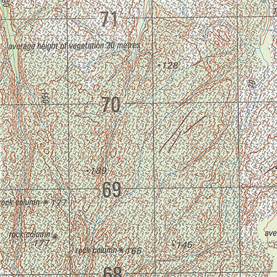 Geoscience Australia Mitchell River (4068-4) digital map