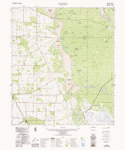 Geoscience Australia Mongers (2238) digital map