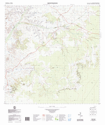 Geoscience Australia Montejinni (5264) digital map