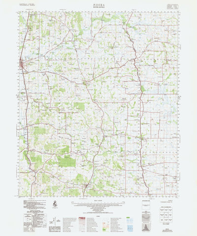 Geoscience Australia Moora (2136) digital map